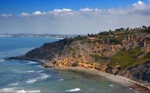 Beautiful Flat Rock Beach in Palos Verdes Estates, California