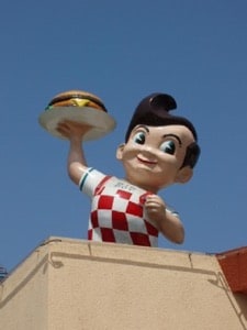 Famous icon of the Bob’s Big Boy Restaurant in Burbank, CA