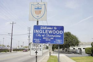 The City of Inglewood in Los Angeles County, California