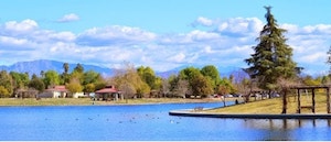 Lake Balbao Park in San Fernando Valley, California