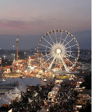 Los Angeles County Fair held yearly in Pomona (if you like giant delicious hot dogs, be sure to try them there at the fair!)