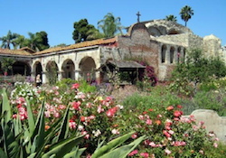 Mission San Juan Capistrano in Orange County, California – Where the Swallows return every year!