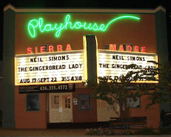 Sierra Madre Playhouse, Sierra Madre, Los Angeles, California