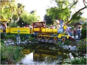 Train at Tom's Farm in Corona, Riverside County, California