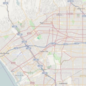 West Los Angeles map