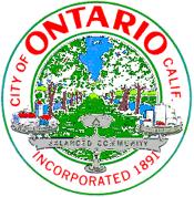 Official Seal of City of Ontario, CA