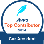 Avvo Top Contributor 2014 Car Accident
